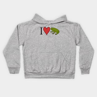 I Love My Cute Frog Kids Hoodie